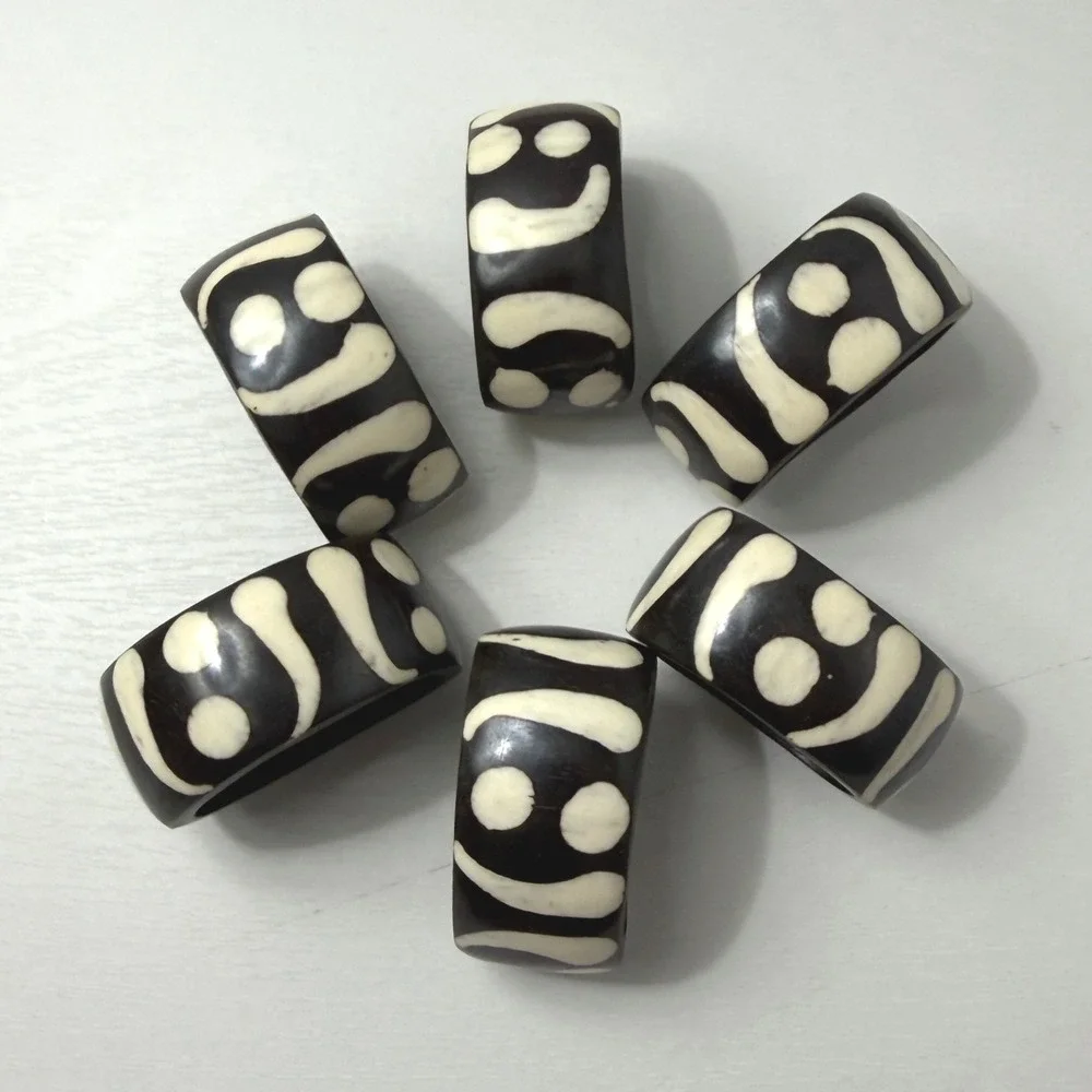Kenyan Batik Napkin Rings Set